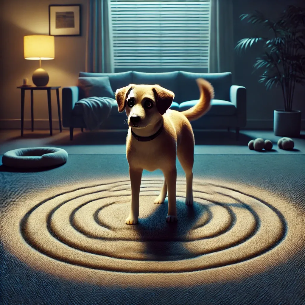 강아지가 한곳에서 도는 이유와 행동 분석