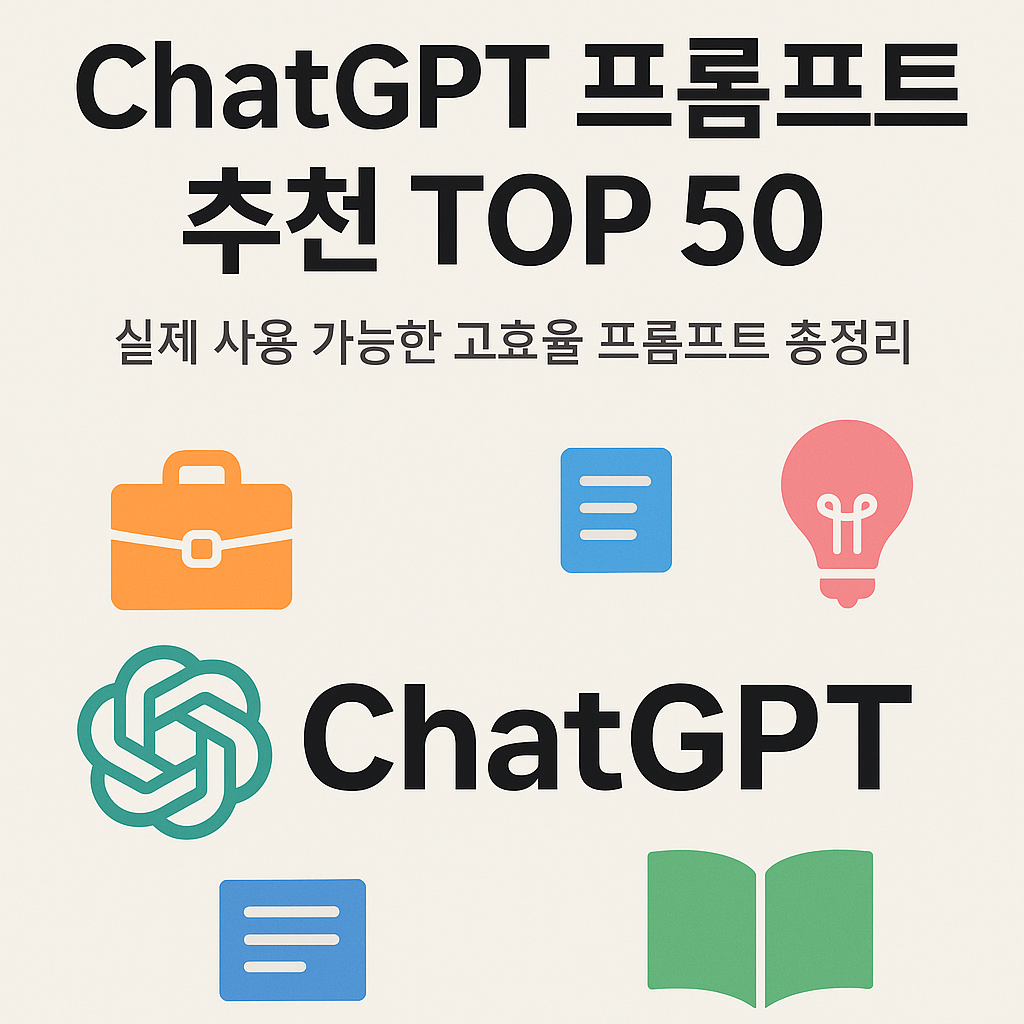 ChatGPT-프롬프트-추천-TOP-50