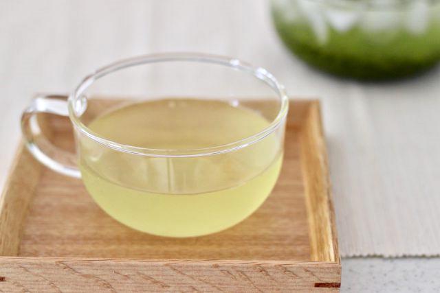 냉녹차 맛있게 우리는 방법,얼음, 팁줌