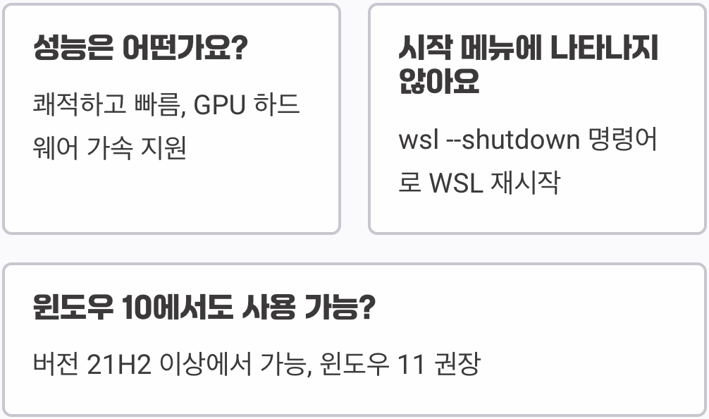 윈도우 WSL2&amp;#44; 리눅스 GUI 앱 실행 완벽 가이드