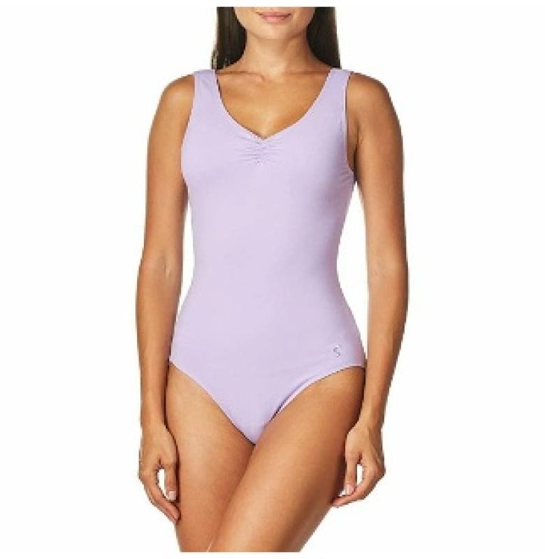 산샤 Sansha 여성용 사하라 탱크 레오타드 라벤더