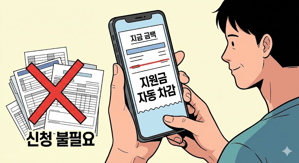 신청 필요 없어요" 학부모 편의를 고려한 자동 지원 시스템