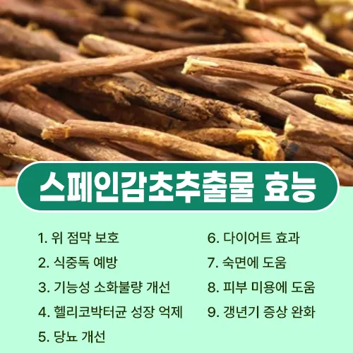 스페인감초추출물 효능