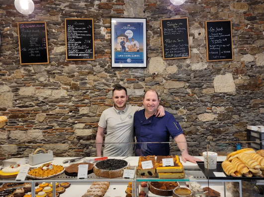 수석 베이커인 Clément Bouchaud와 베이커리 매니저인 Arnaud Busserolles