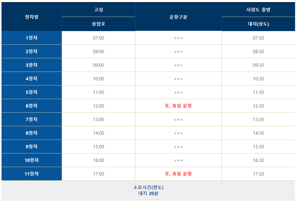 시간표