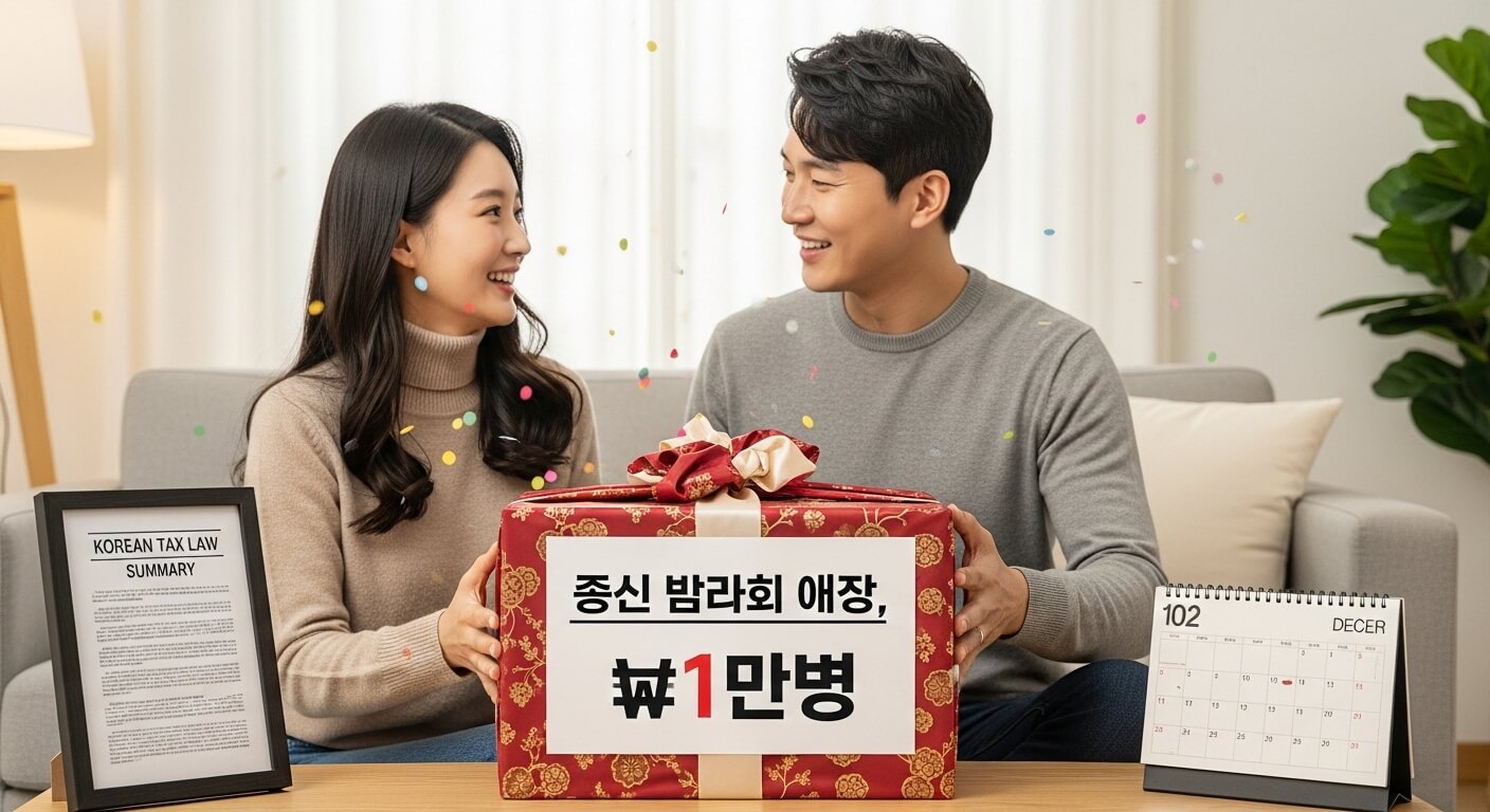 부부 증여세 면제 한도액