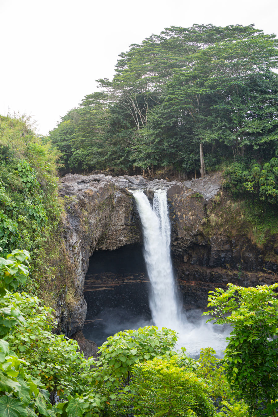 하와이 힐로 레인보우 폭포