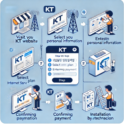 KT 인터넷 가입 방법 사진