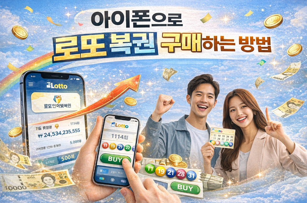 아이폰으로 로또 복권 구매하는 방법 3분 완벽 정리