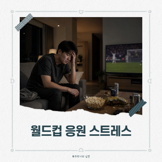 월드컵 응원하다 스트레스 받는 이유