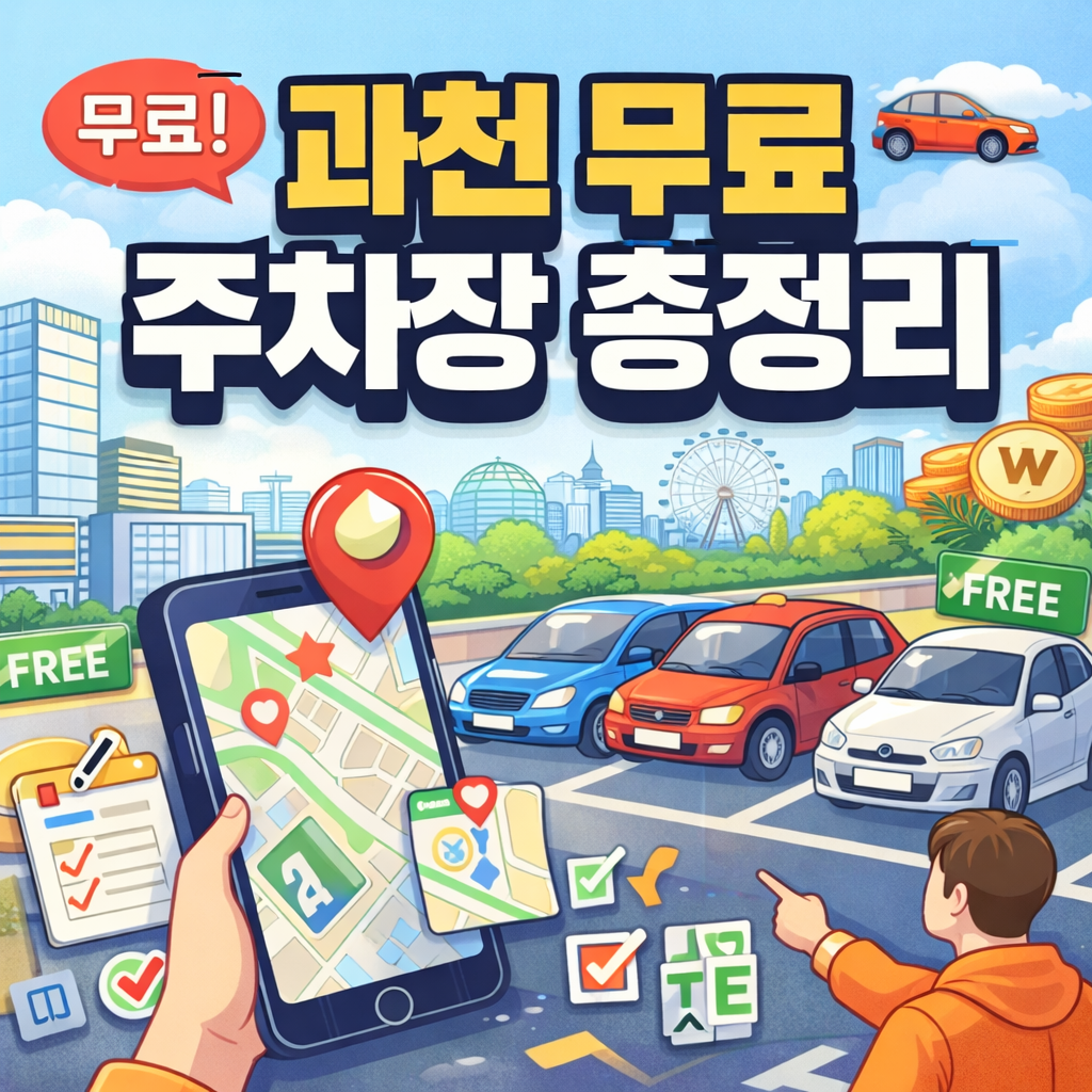 과천에서 무료로 주차할 수 있는 모든 장소를 한눈에 정리했어요. 시청, 도서관, 중앙공원 등 실시간 정보와 현장 후기를 바탕으로 무료 주차 성공 팁까지 확인하세요!
