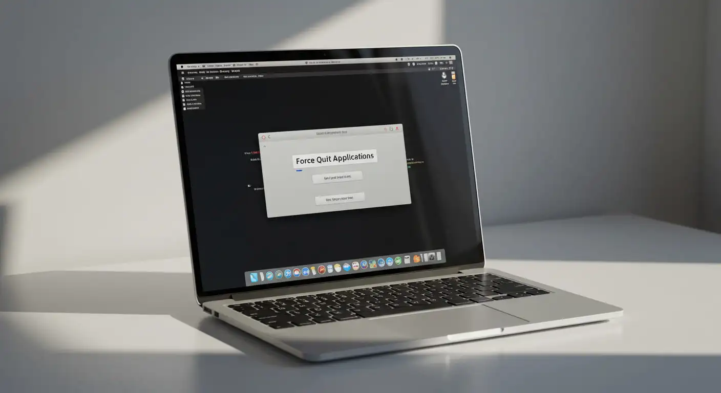 맥북 앱 강제 종료 문제