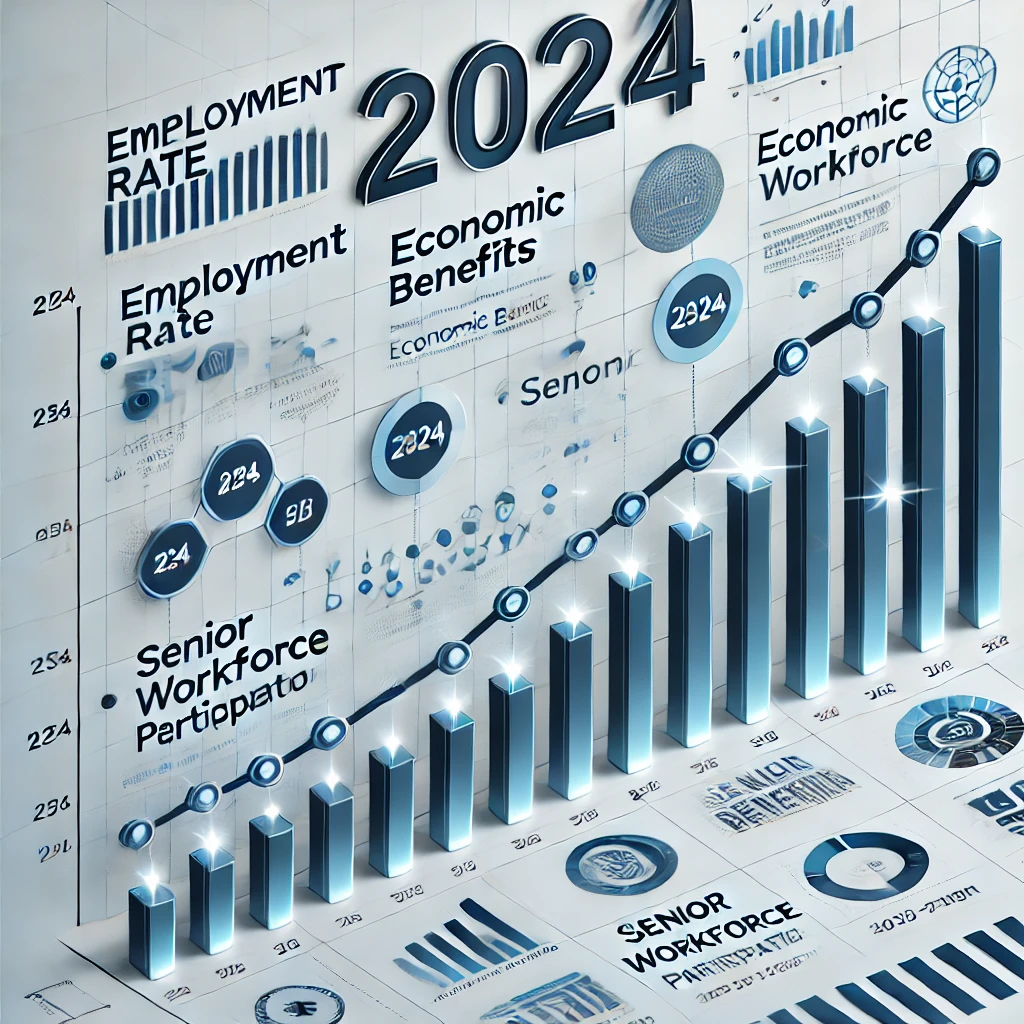 신중년 적합직무 고용지원의 효과와 향후 전망을 나타내는 그래프