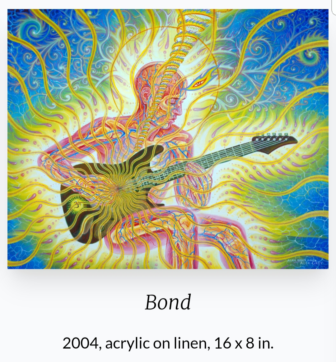 Alex Grey(1953~ ) 작품 &amp;#39;Bond&amp;#39;