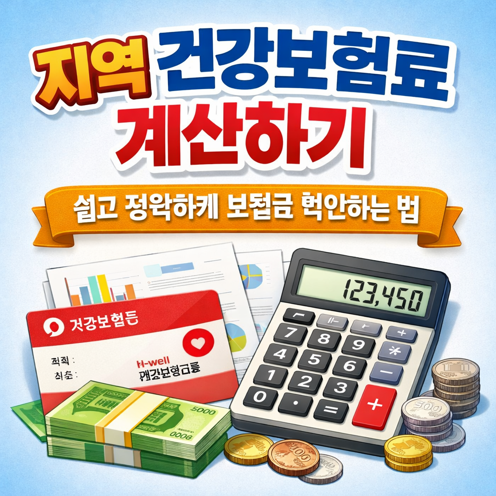 지역 건강보험료 계산하기