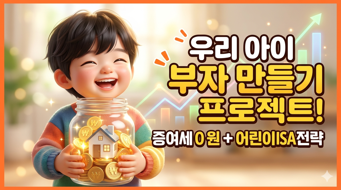 아이 부자 만들기 프로젝트 : 자녀 증여와 어린이 ISA를 활용한 장기 절세 전략