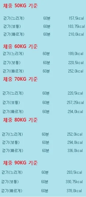 걷기 칼로리 계산기 걸음수 소비 칼로리_1