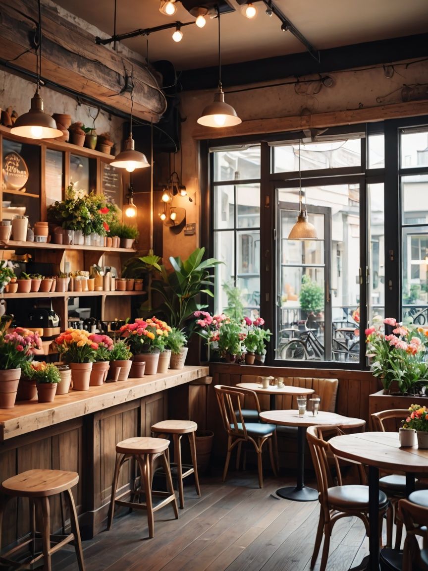 카페 창업 인기 스타일 관련, 카페 이미지