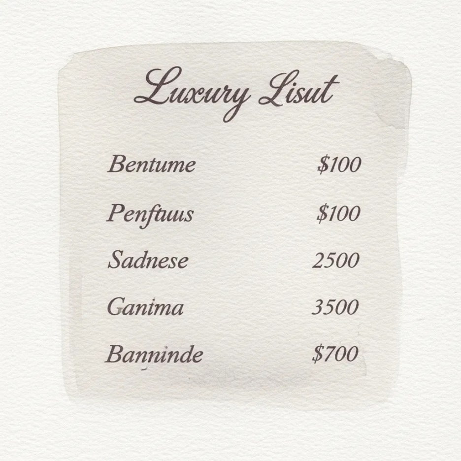 간결하고 우아한 메뉴 안내서 이미지