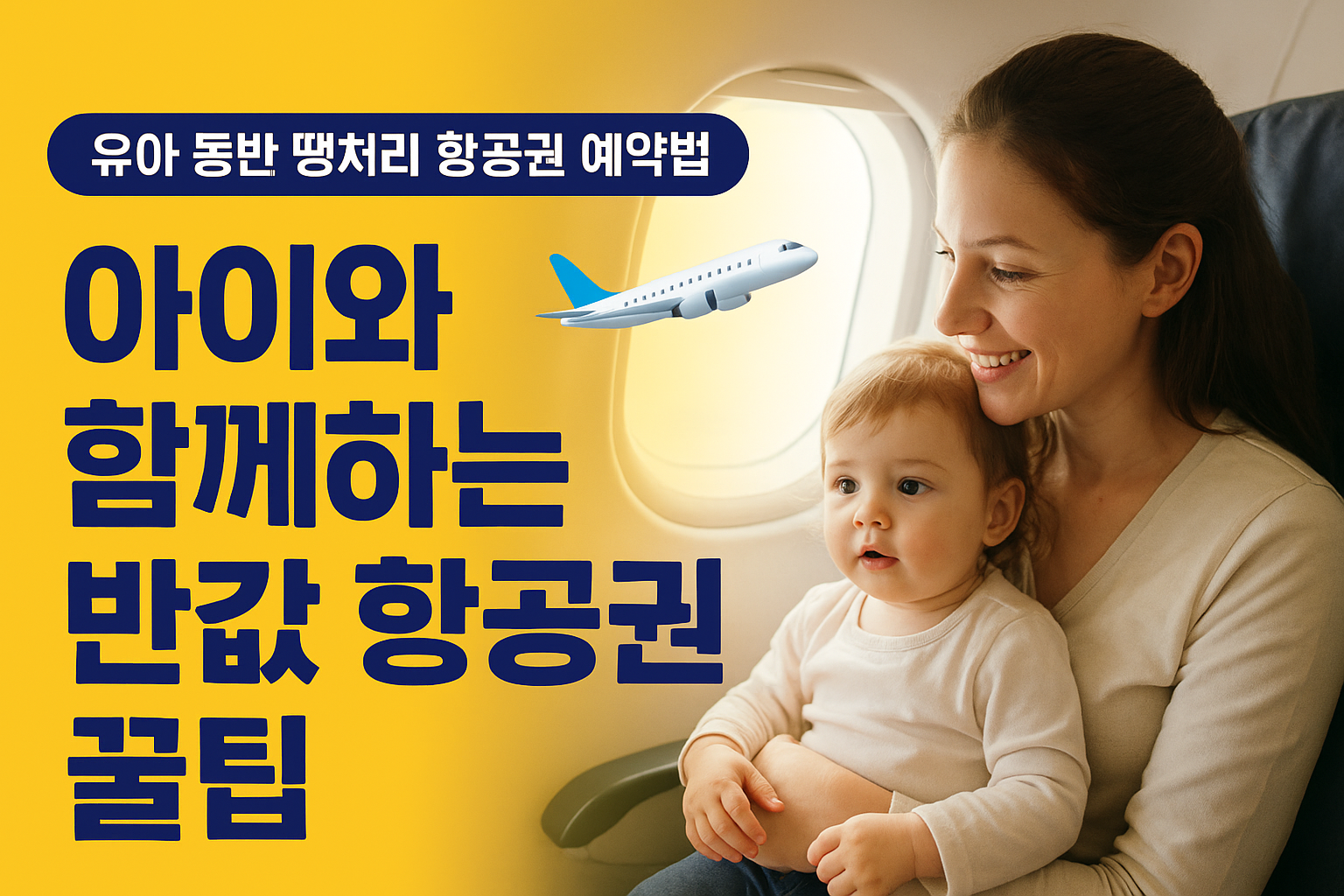유아 동반 땡처리 항공권