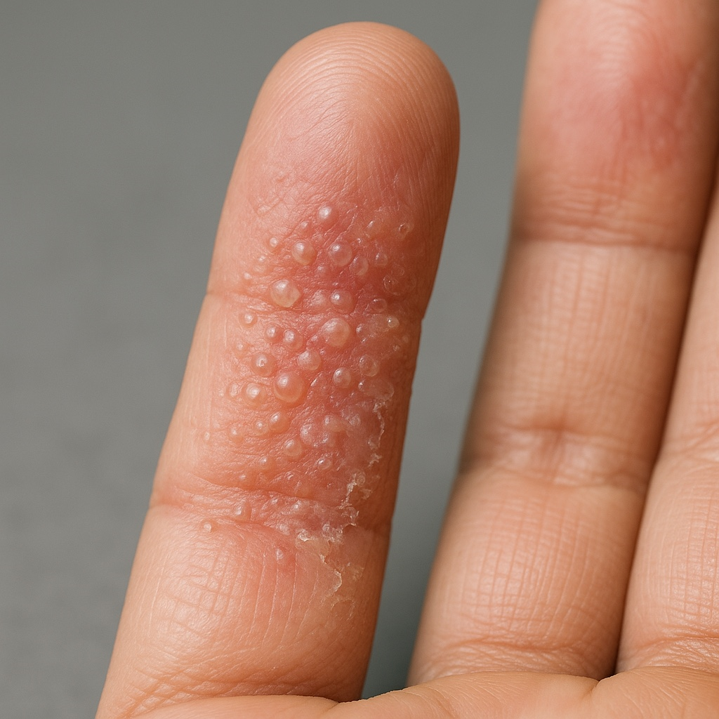 손가락 한포진 관련 사진