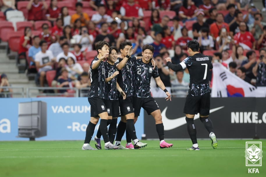 한국 싱가폴전 하이라이트