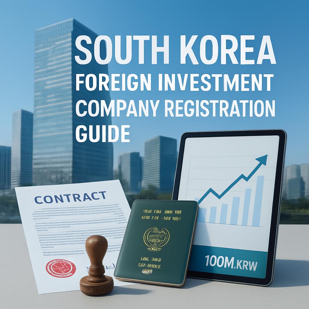 외국인 한국 법인설립&middot;외국인투자기업 등록 절차 총정리