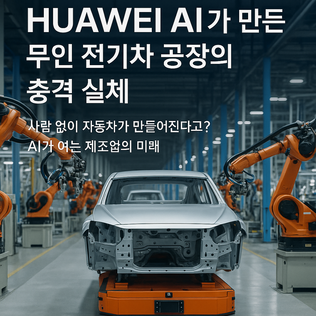 2025년, 화웨이 AI가 만든 무인 전기차 공장의 충격 실체