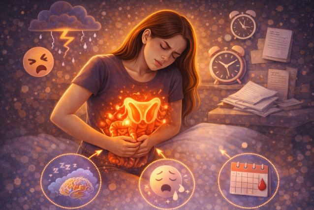 작은 일에도 예민해지는 이유는 월경전 증후군때문이다