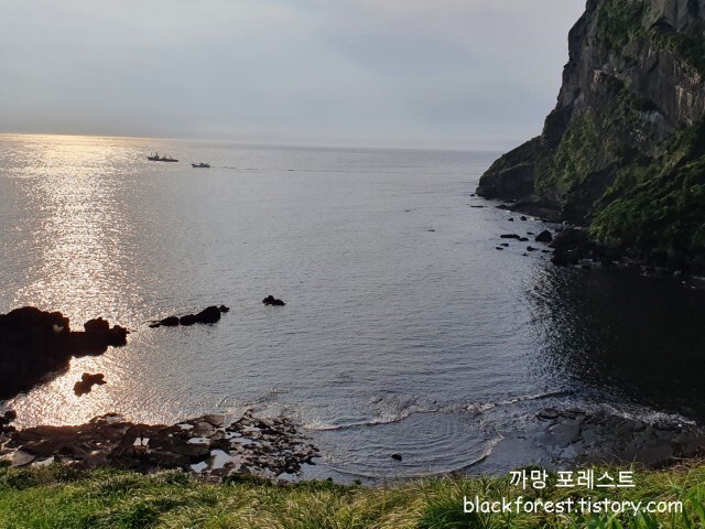 성산일출봉 바다