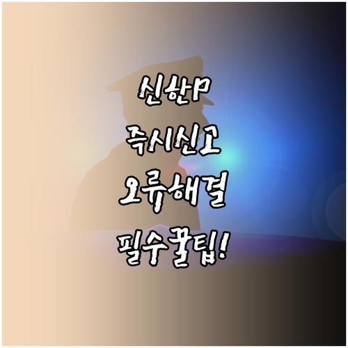 신한플레이 앱 오류 해결 방법 분실 ..