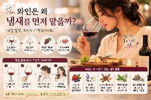 와인 마시기 전 와인 향 먼저 맡는 이유는?