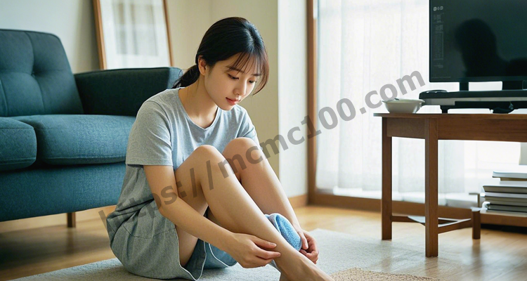 발목 삐었을때 냉찜질,온찜질