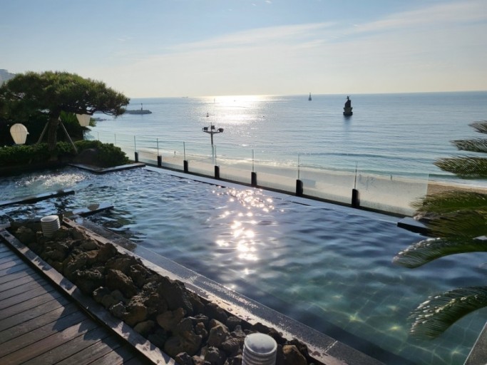 해운대 파라다이스 호텔 야외 온천