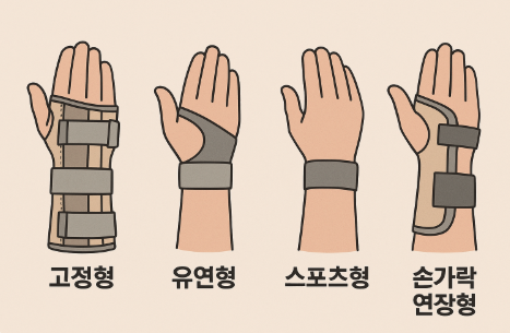손목 보호대 종류별 비교표