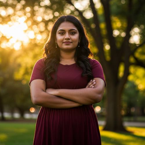 독립성 강한 이미지의 아시아 여성 사진