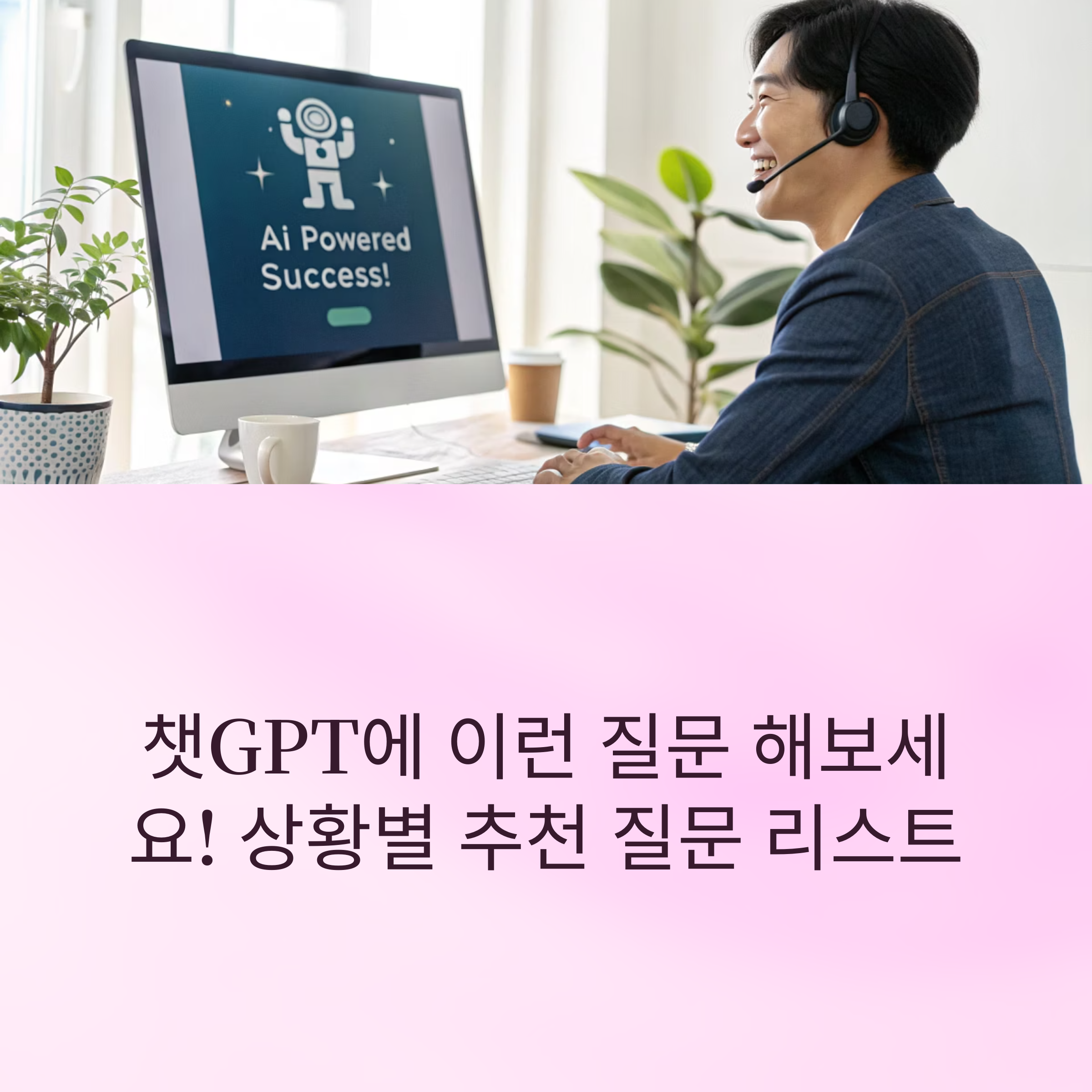 챗GPT에 이런 질문 해보세요! 상황별 추천 질문 리스트 썸네일 이미지