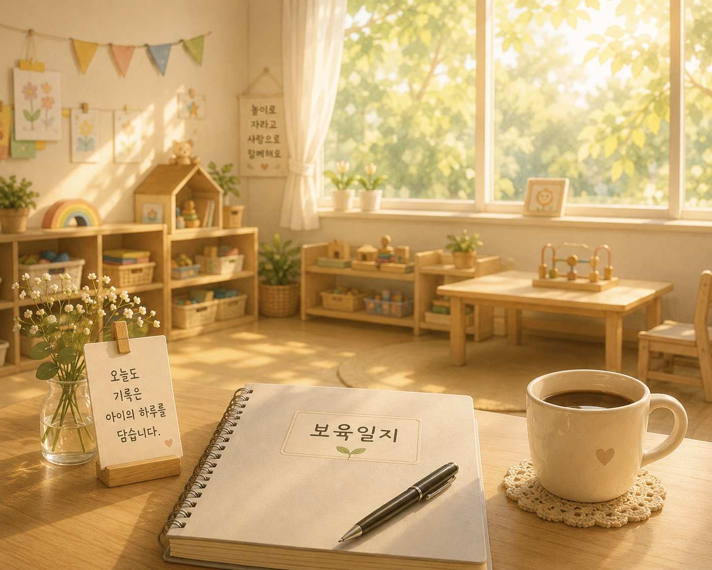 아늑한 보육교실 풍경