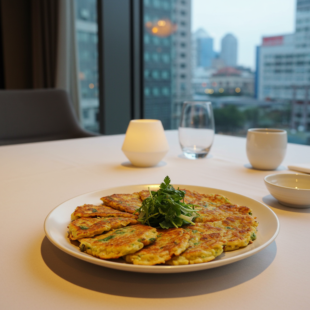 바삭한 미나리전 사진이다