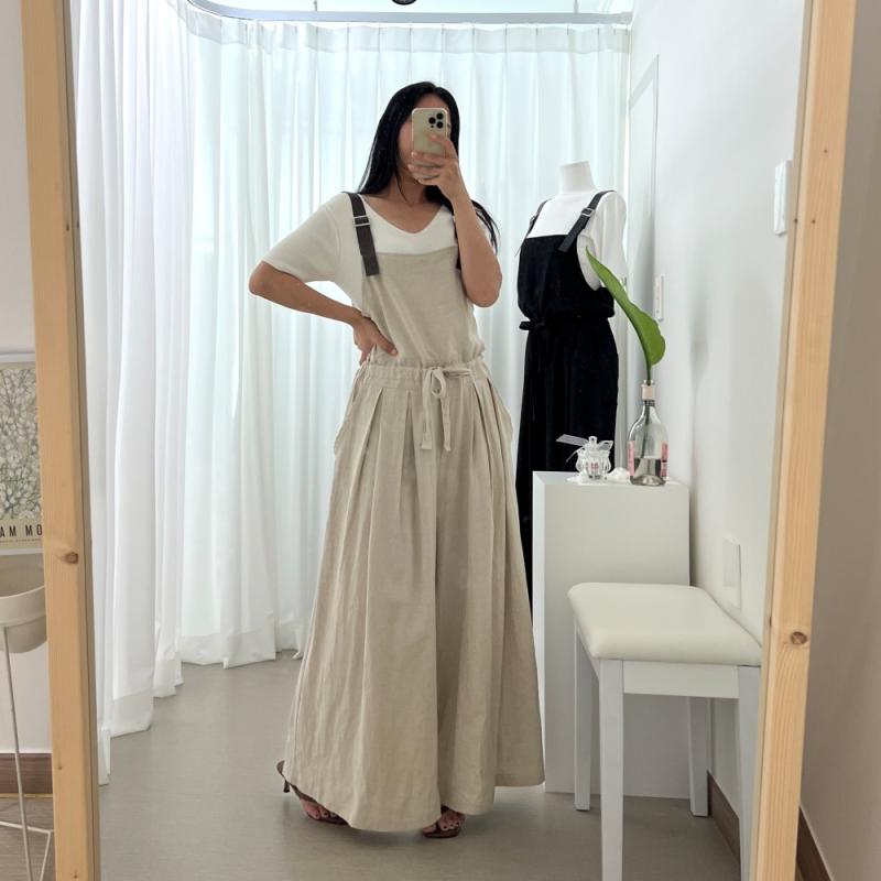 SALE 여름 세일 린넨점프수트 빅사이즈점프수트