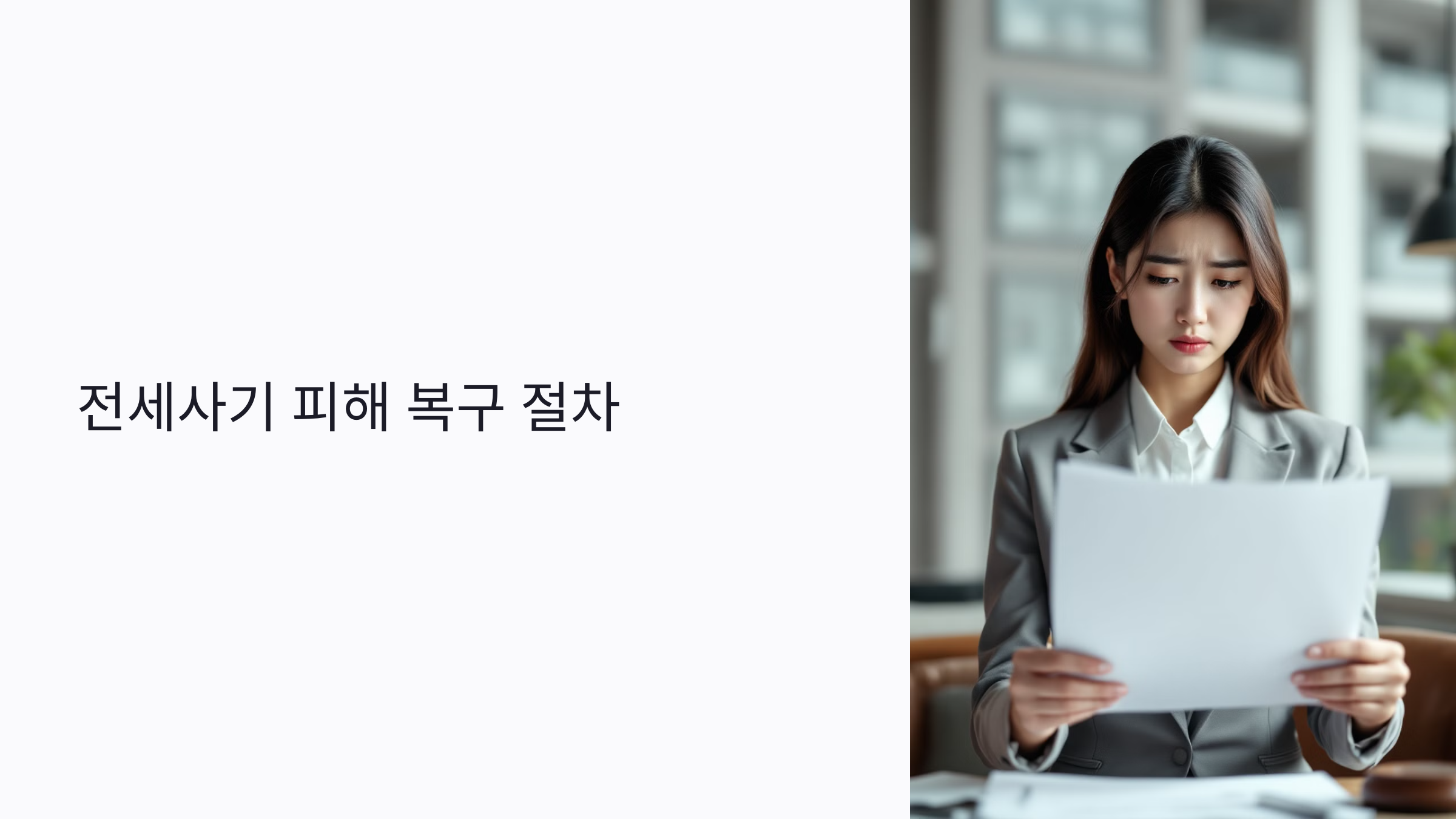 피해를 인지했다면 가장 먼저 해야 할 일은?