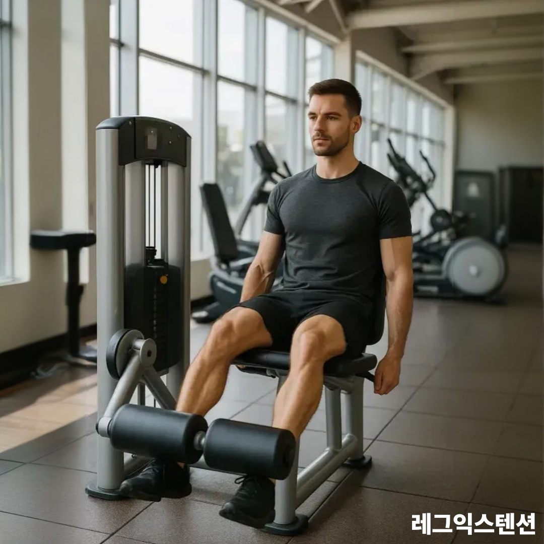 레그익스텐션 머신 사용법과 허벅지 앞쪽 근육 운동 효과 정리