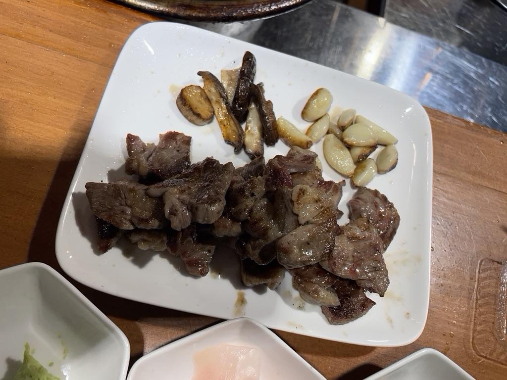 누쿠미 생양등심 다 구움
