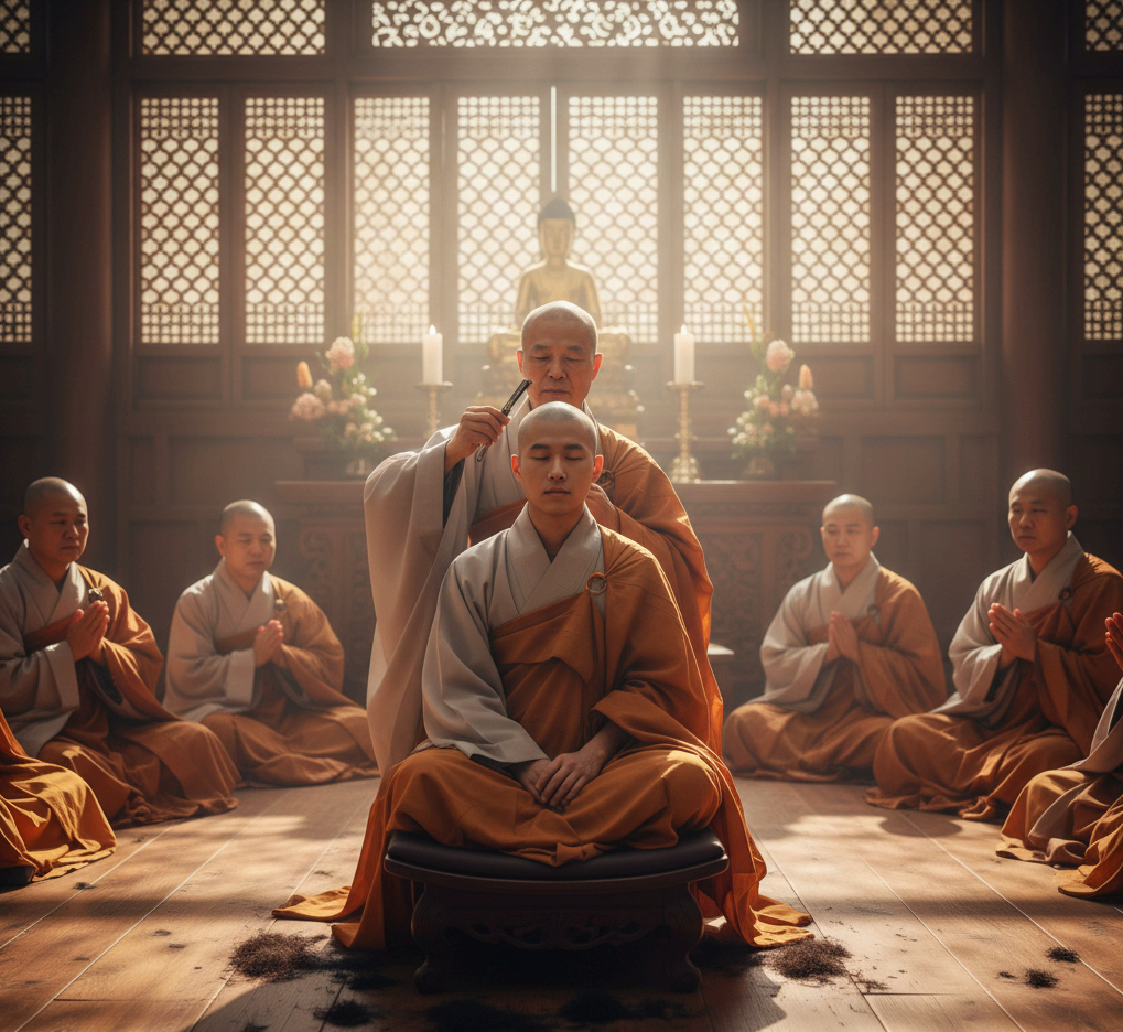 승려들의 삭발은 두피에 어떤 의미였을까