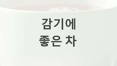 감기에 좋은 차