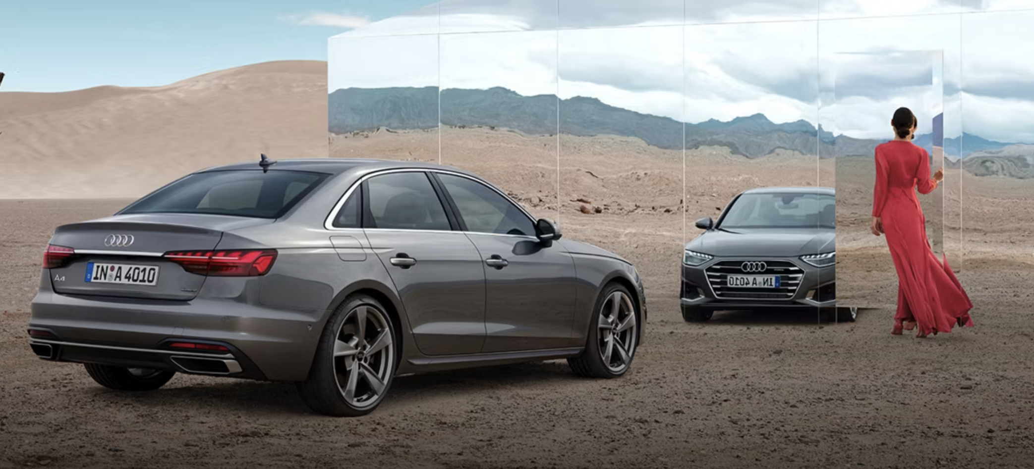 아우디 a4 후면 디자인