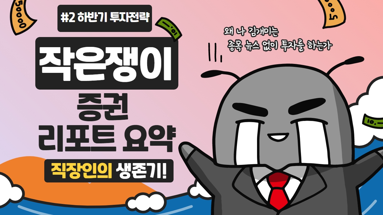 하반기 투자는 대형주위주로