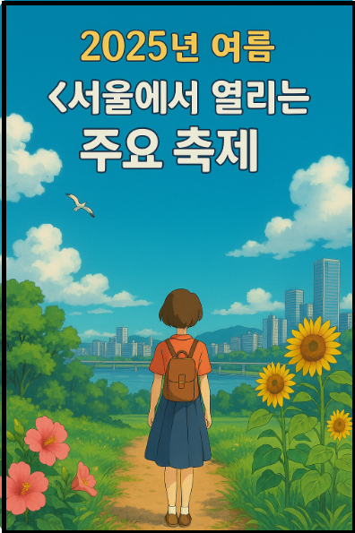 2025 서울시 여름축제 홍보 포스터