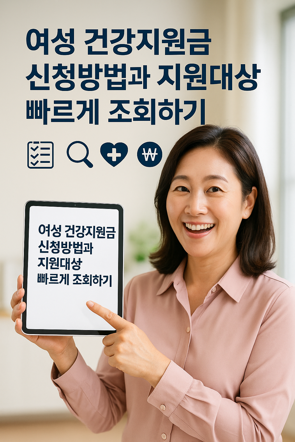 여성건강지원금 신청방법 대상 조회 3분에 알아보기