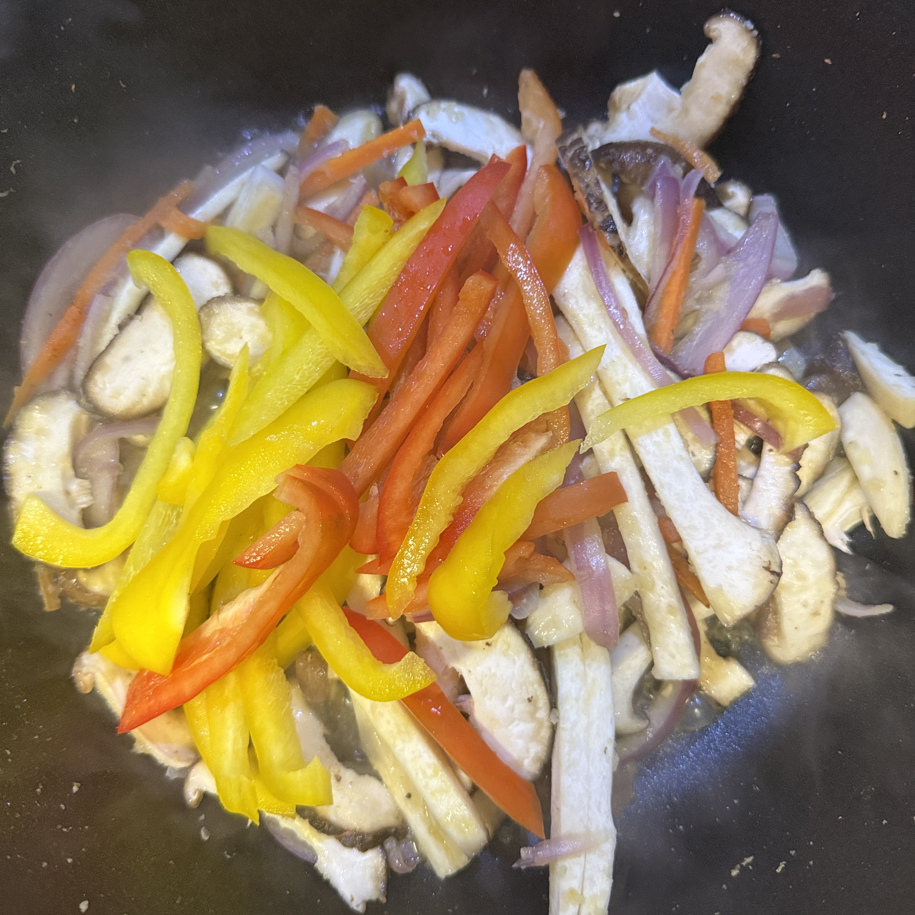 표고버섯 파프리카 볶음 레시피